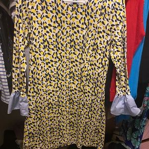 Crown and ivy lemon dress